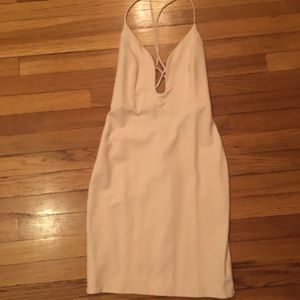 Deep V Mini Dress